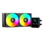 Argb 240MM Aio Cpu Cooler - Black Finish Extreme Cooling & Style