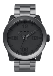 Nixon Corporal Stainless Steel Men's Watch - Matte Black Matte Gunmetal