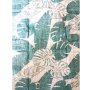 100% Cotton Muslin Blanket 5 Styles - Green Leaves