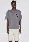 Loose Fit Washed T-Shirt - Dark Grey