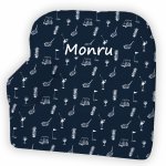Kids Sofa Chair Navy Blue Golf Sport