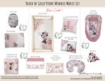 Cot Duvet Bedding Touch Of Gold Peoni Minnie Mouse Set