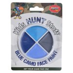 Camo Face Paint Blue 4 Colors
