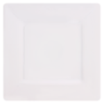 White Linear Square Side Plate