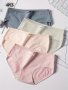 4Pcs Bow Decor Briefs Soft & Comfy Stretchy Intimates Panties Women's Lingerie & Underwear