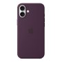 Apple Iphone 16 Plus Plum Silicone Case With Magsafe Support