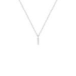 Bar Pendant Dot Silver