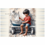 Bolster Cushion Boy At Beach Deut 32:10