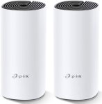 TP-link Deco M4 AC1200 Wifi 5 Dual-band Whole Home Mesh Gigabit White Wireless Router - 2-PACK