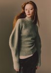 Mohair-blend Rib-knit Jumper - Grey-green