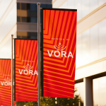 Corporate Flag Single Sided Digital - Std 90CM X 60CM Regular