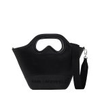 K aviator Tulip Tote -black