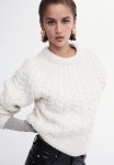 Cable-knit Jumper - Cream