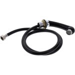 Hand Shower Black With Flexi-pipe Black