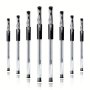 Classic Black Gel Pen 0.5MM Tip Minimalist Design Exam-ready Smooth Writing Practical And Affordable Signature Pen Test Pen Personalized Writing