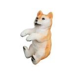 Corgi Shaped Planter Decor Compatible With Garden Pots