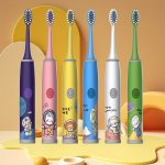 Electric Toothbrush With 3 Brush Heads Battery Powered Battery Not Included Soft-bristled Brush No Harm To Gums Oral Care Fully