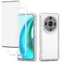 Ueokeird Case For Honor X9B Case Honor MAGIC6 Lite ALI-NX1 Case With Tempered Glass Screen Protector Clear Heavy Duty Full Body 