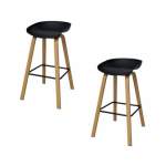 Smte Kitchen & Bar Stool Set Of 2 With Keychain