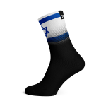 Israel Flag Socks - Large Black