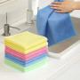 5pcs/10pcs Kitchen Wipes Reusable Cleaning Cloths Oil-Free Dish Cloths Multi-Purpose Cleaning Towels Household Wipes Kitchen Bathroom Cleaning Towels Durable Absorbent Towels Easily Removes Stains