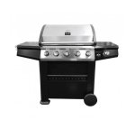 Alva GBPR102 Finesse 5 Burner Gas Stainless Steel Braai With Side Burner - Peachzone