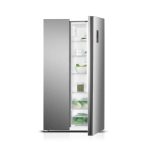 Univa 442L Side By Side Fridge Metallic UFF2-570M