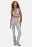 Seamless Flared Sports Leggings In Drymove - Light Grey Marl