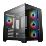 Deepcool CG530 7F Black Dual-chamber Panoramic Tempered Glass Atx Gaming Case