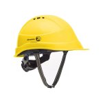 Hard Hat With Cap Lamp Bracket Yellow