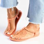 Dawn Knot Chic Sandals - Orange - 8