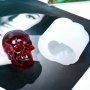 1PCS MINI Skull Resin Epoxy Resin Casing Mold For Making Bracelet Necklace Earrings Jewelry Pendant Diy Silicone Mold