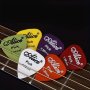 10PCS Mixed Color Multi-size Picks 0.58MM 0.71MM 0.81MM 0.96MM 1.2MM 1.5MM Guitar Picks Wood Guitar Ukulele Frosted Picks Beginner Practice Plastic Picks