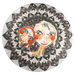 - Round Carpet Happy Couple
