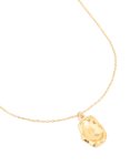 Waterproof Gold Plated Stainless Steel Organic Pendant Chain Necklace