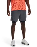Men's Ua Vanish Woven 2-IN-1 Shorts - Pitch Gray LG
