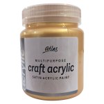 Atlas Multipurpose Craft Acrylic 250ML Metallic Gold