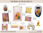 Cot Duvet Bedding Pink Winnie The Pooh With Honey Set