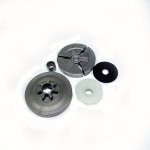1 Pack Of 4PCS/5PCS/6PCS Clutch Bell Drive Spur Sprocket Drum Worm Gear For Chinese Chainsaw 4500 45CC 5200 52CC 5800 58CC Saws 