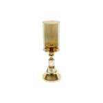 Small - Short Glass Candle Holder