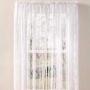 Ready To Hang Jacquard Lace Curtain - Cream