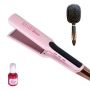 -ceramic Hair Straightener With Hair Nourishing Oil & Noviq Hairbrush