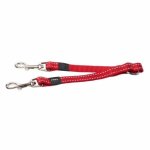Rogz Utility Double-split Medium Dog Lead - Red Waggs Online Pet Shop