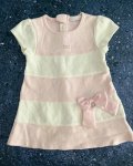 Petit Chou Pink And White Dress 1Y
