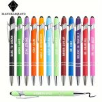 12 Pieces Inspirational Quotes Ballpoint Pens With Screens Touch Stylus Tips For Motivational Encouraging Pens With Fine Point S