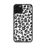 Custom Printed Tpu Cases - Apple Iphone 11 Pro & 39 Black And White Leopard& 39 By
