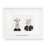 Bokkie & Wolfie Art Print