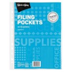 Pnp Filing Pockets A4 50 Pack