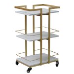 Supreme Luxury Trolley White & Gold