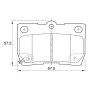 Kbc Brake Pads Rear For Lexus - Spares Direct